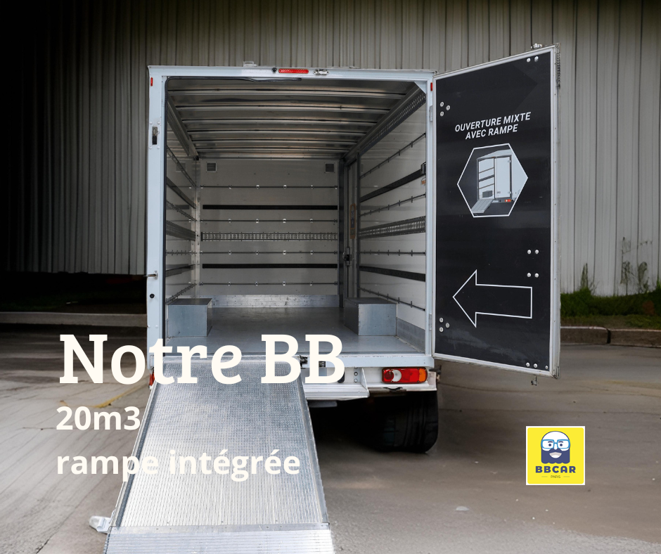 Camion 20m3 Rampe intégrée